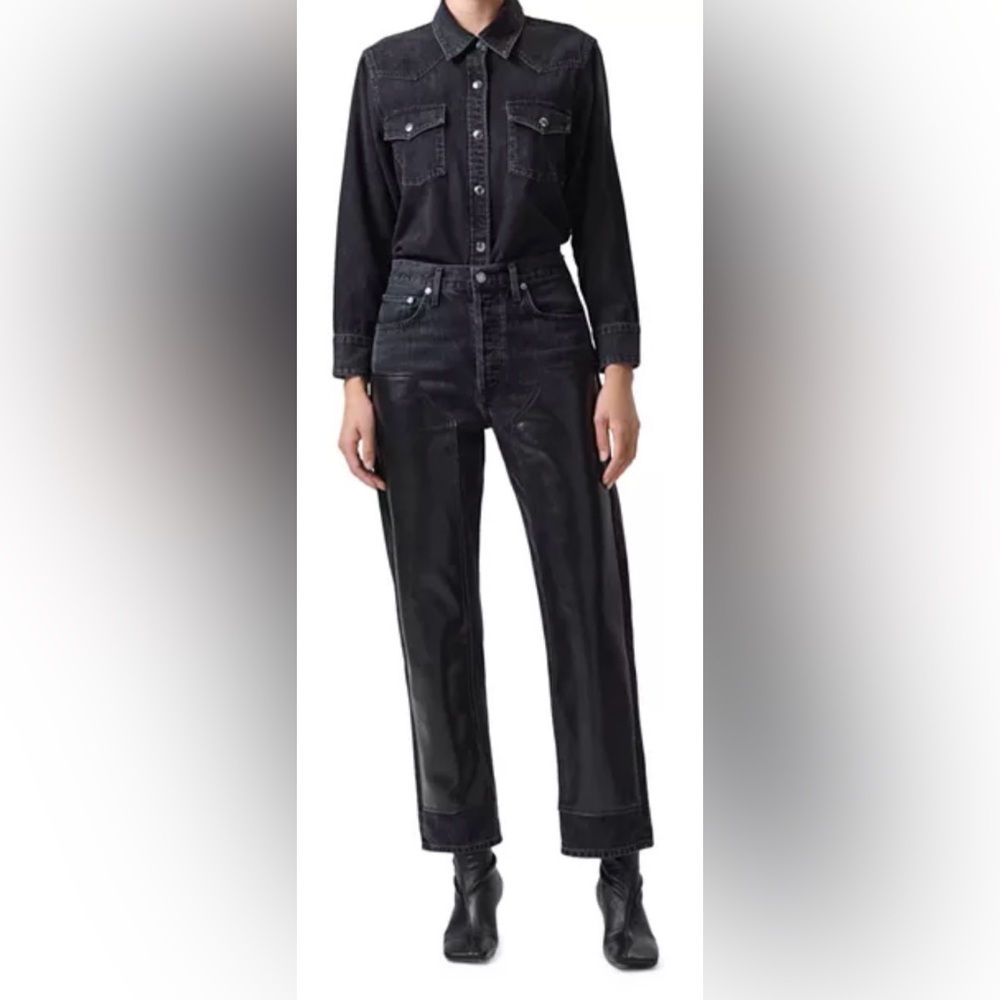 NEW AGOLDE ryder jean in ink detox Sz 34 orig 325$